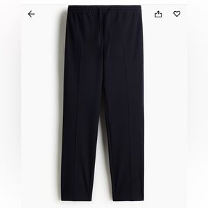 H&M navy slim fit pants with draw string